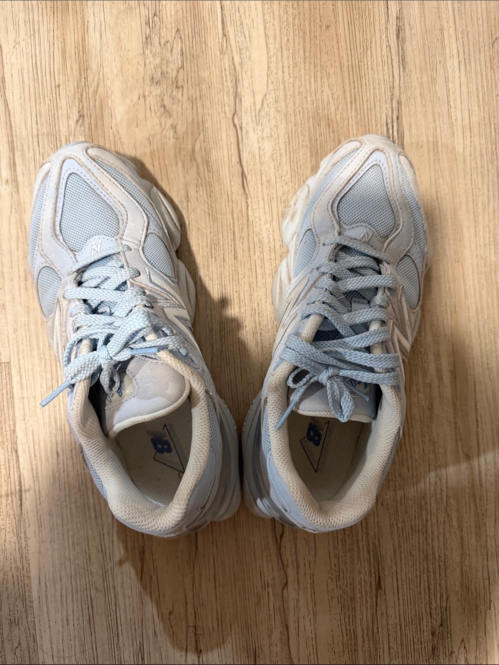 New Balance Women's Pale Blue Athletic Sneakers with White Accents - Picture 2 of 6